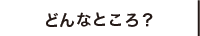 どんなところ？